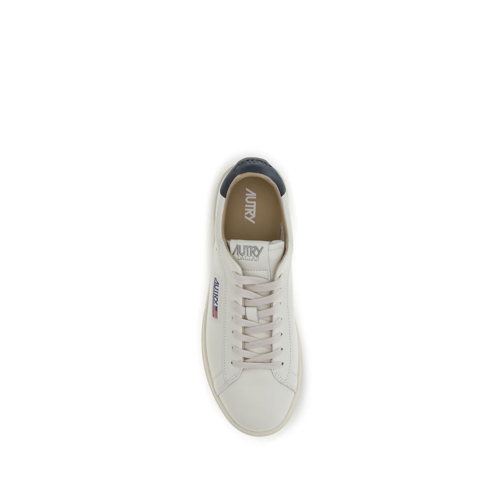 Blue Calf Leather Bos Taurus Low Top Sneakers