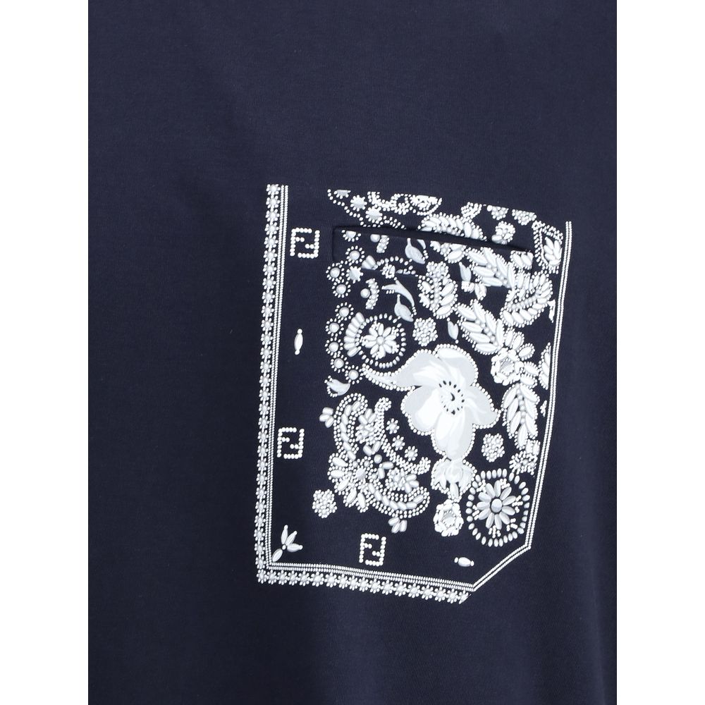 Blue Cotton T-Shirt