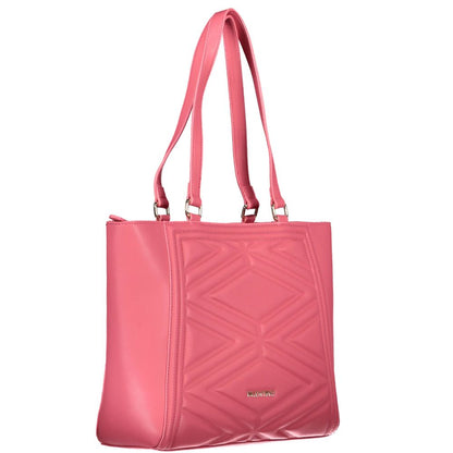 Pink Polyethylene Handbag