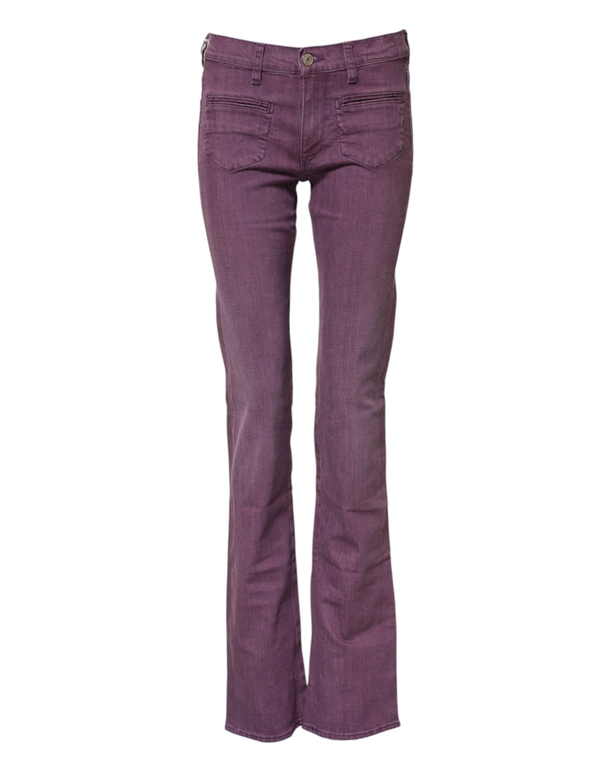 Brown High Waisted Flared Cut Pants