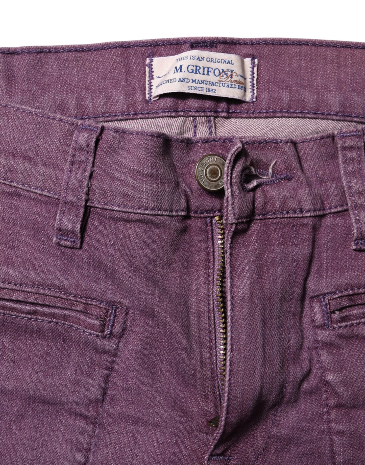 Brown High Waisted Flared Cut Pants