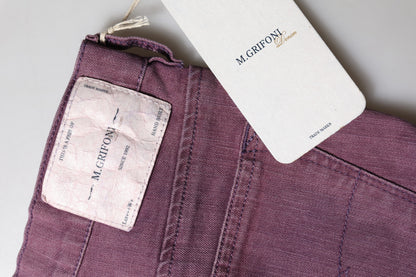 Brown High Waisted Flared Cut Pants