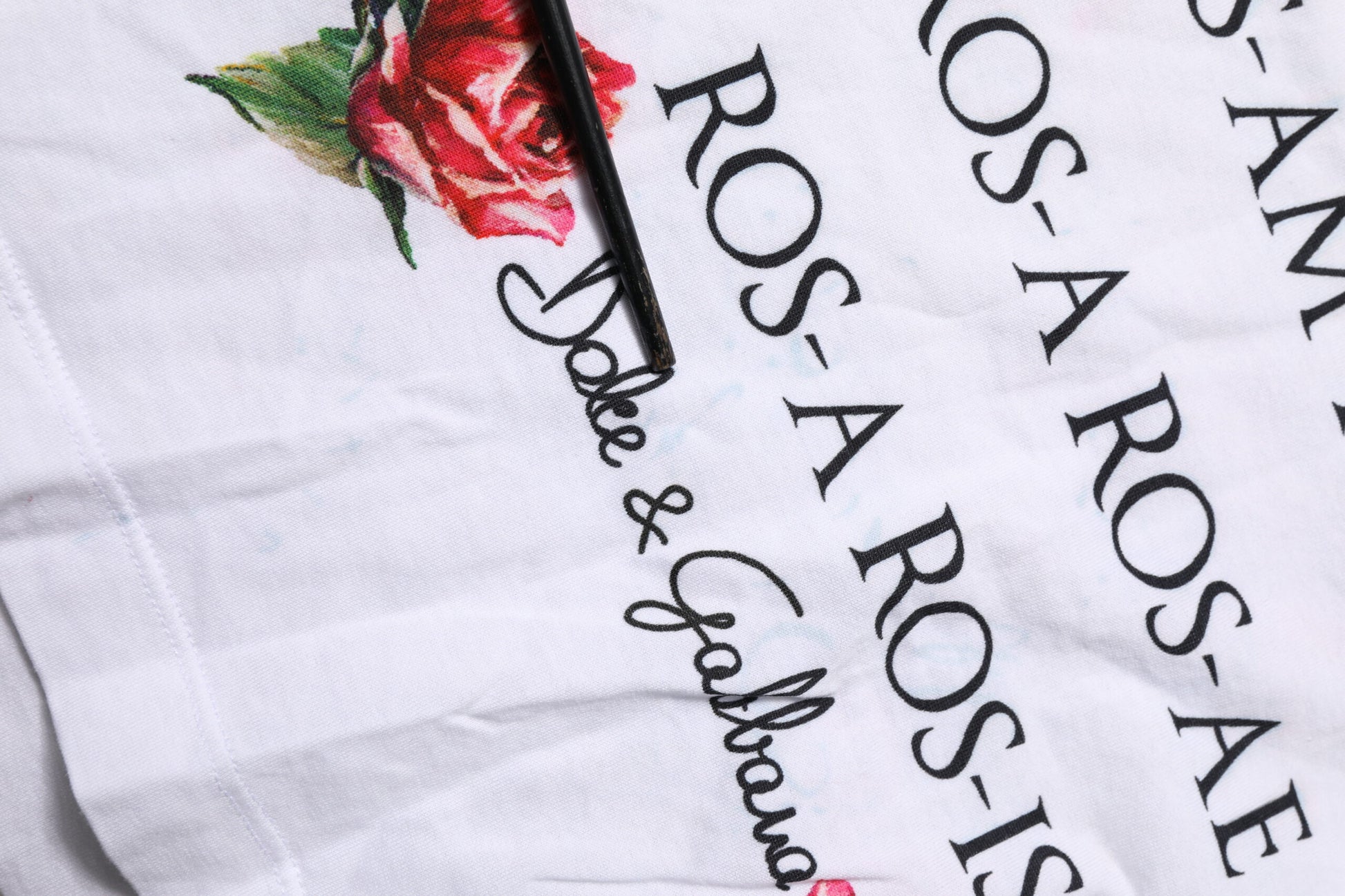 White Cotton Printed Sleeveless Round Neck Top