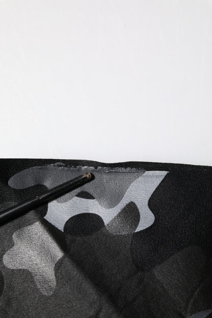 Black Camouflage Pullover Sweatshirt Sweater