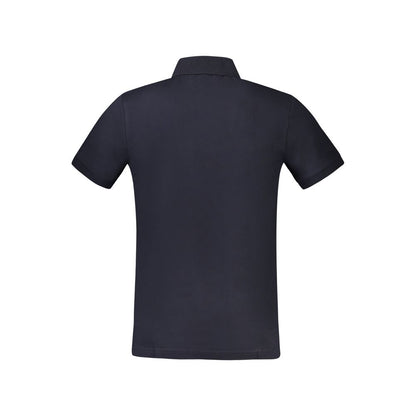 Blue Cotton Polo Shirt