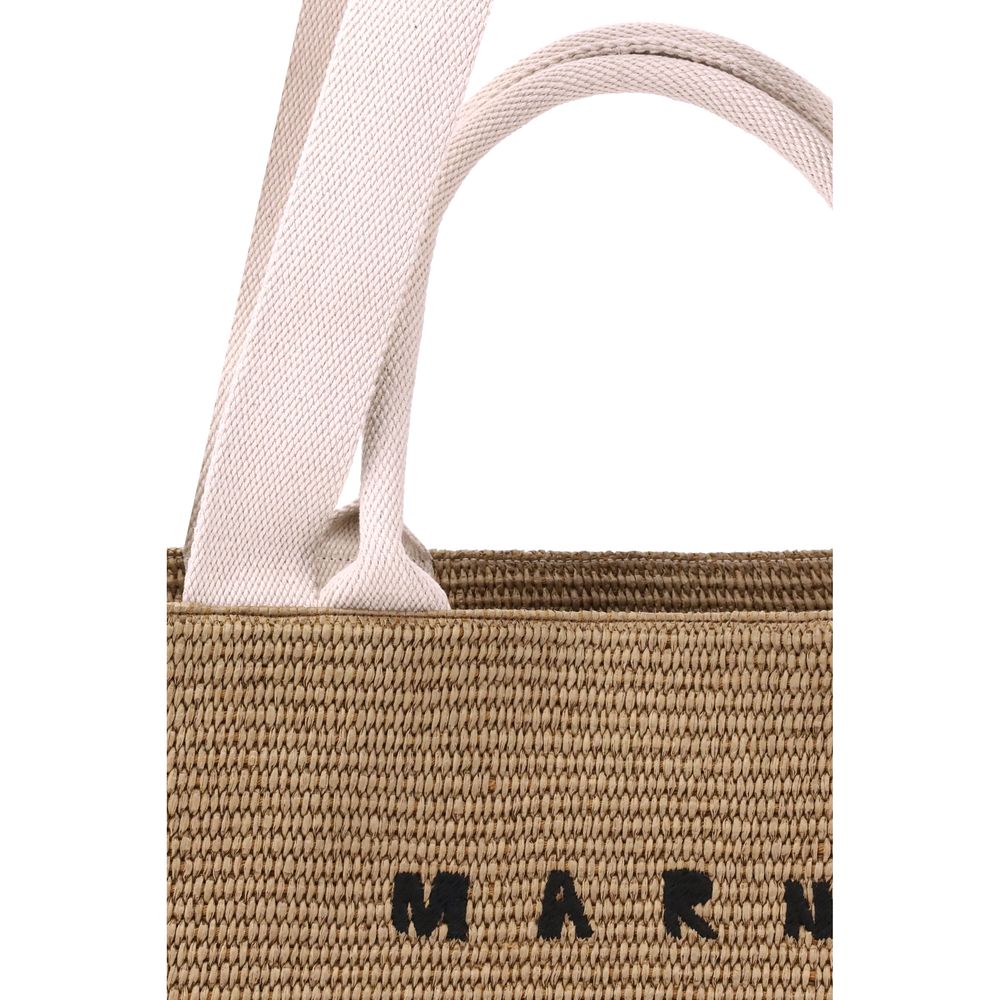 Beige Polyamide Shoulder Bag