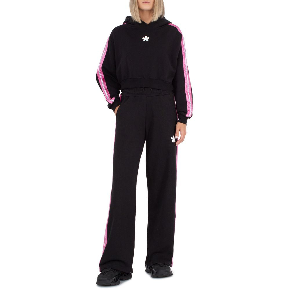 Black Cotton Women Palazzo Pants