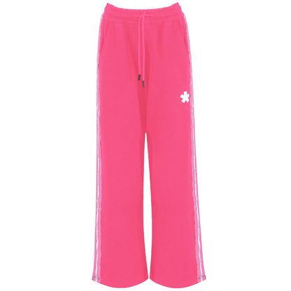 Pink Cotton Women Palazzo Pants