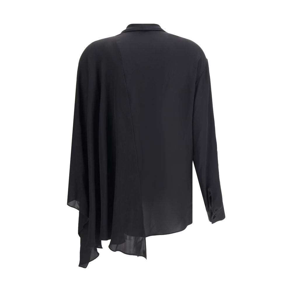 Black Silk Blouse