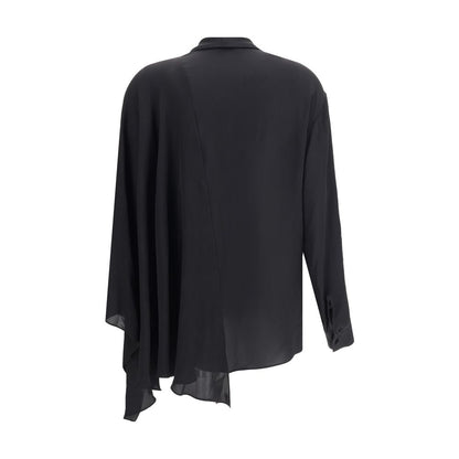 Black Silk Blouse