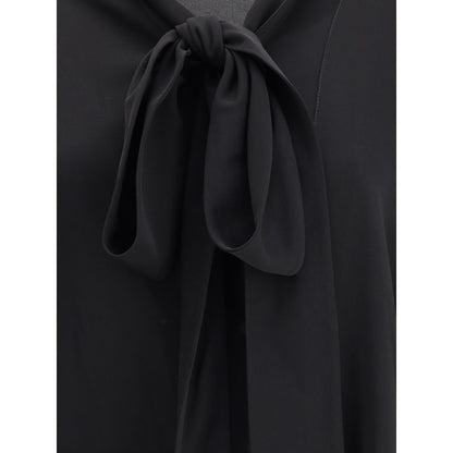 Black Silk Blouse