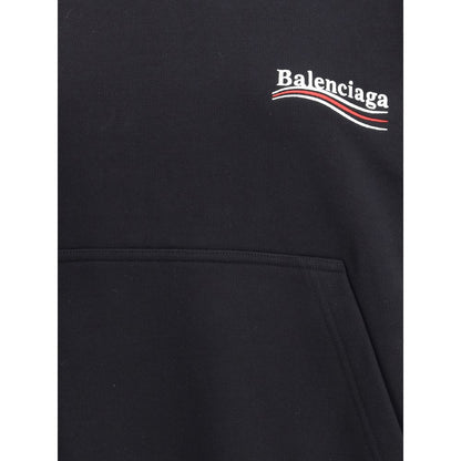 Black Cotton Sweatshirt