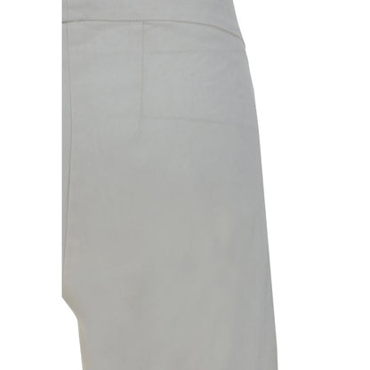 White Rayon Casual Pants