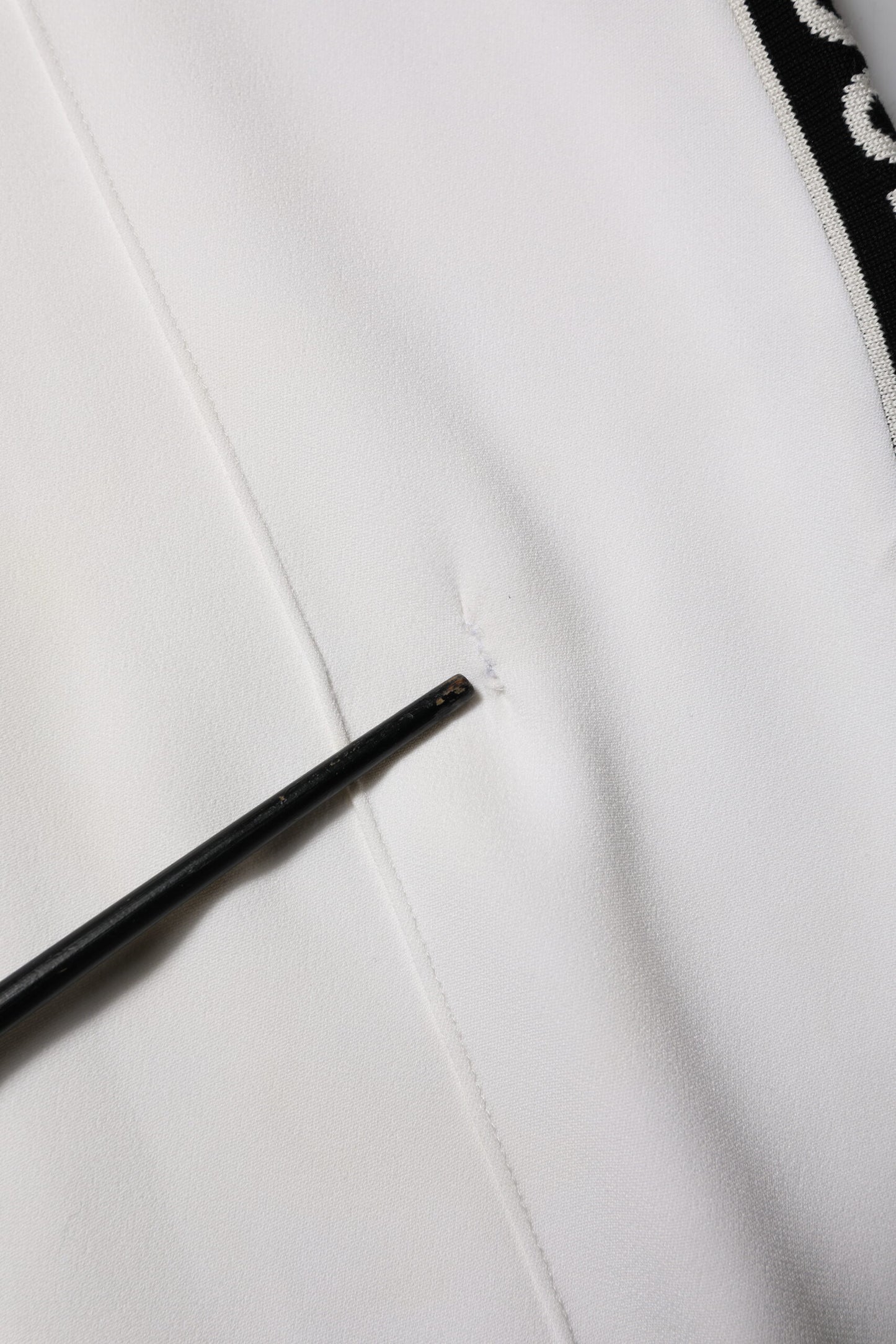 White Viscose Jogger Sweatpants Pants