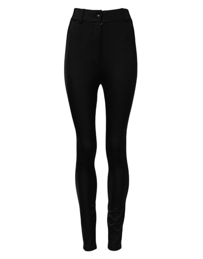 Black High Waisted Skinny Leggings Pants