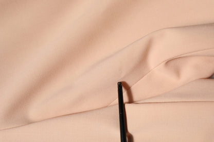 Beige Polyester Mid Waist Tapered Pants