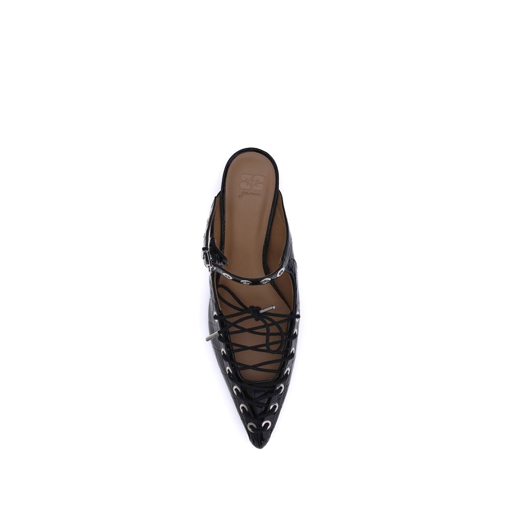 Black Polyethylene Mules