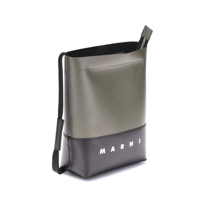 Green Polyester Shoulder Bag