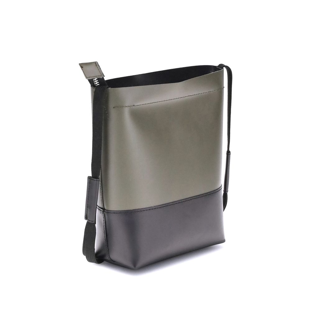 Green Polyester Shoulder Bag