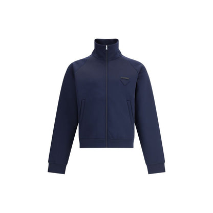 Blue Polyester Sweatshirt