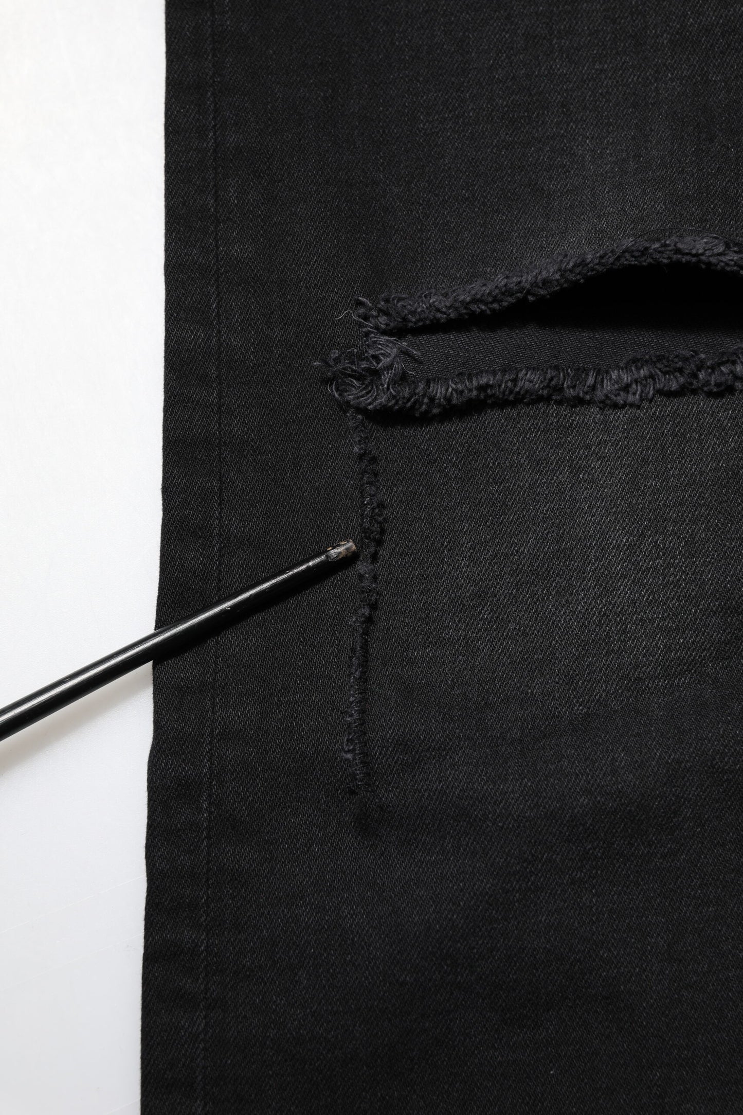 Black Cotton Skinny Denim Jeans