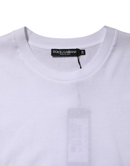 White Cotton Sleeveless Women Tank T-shirt