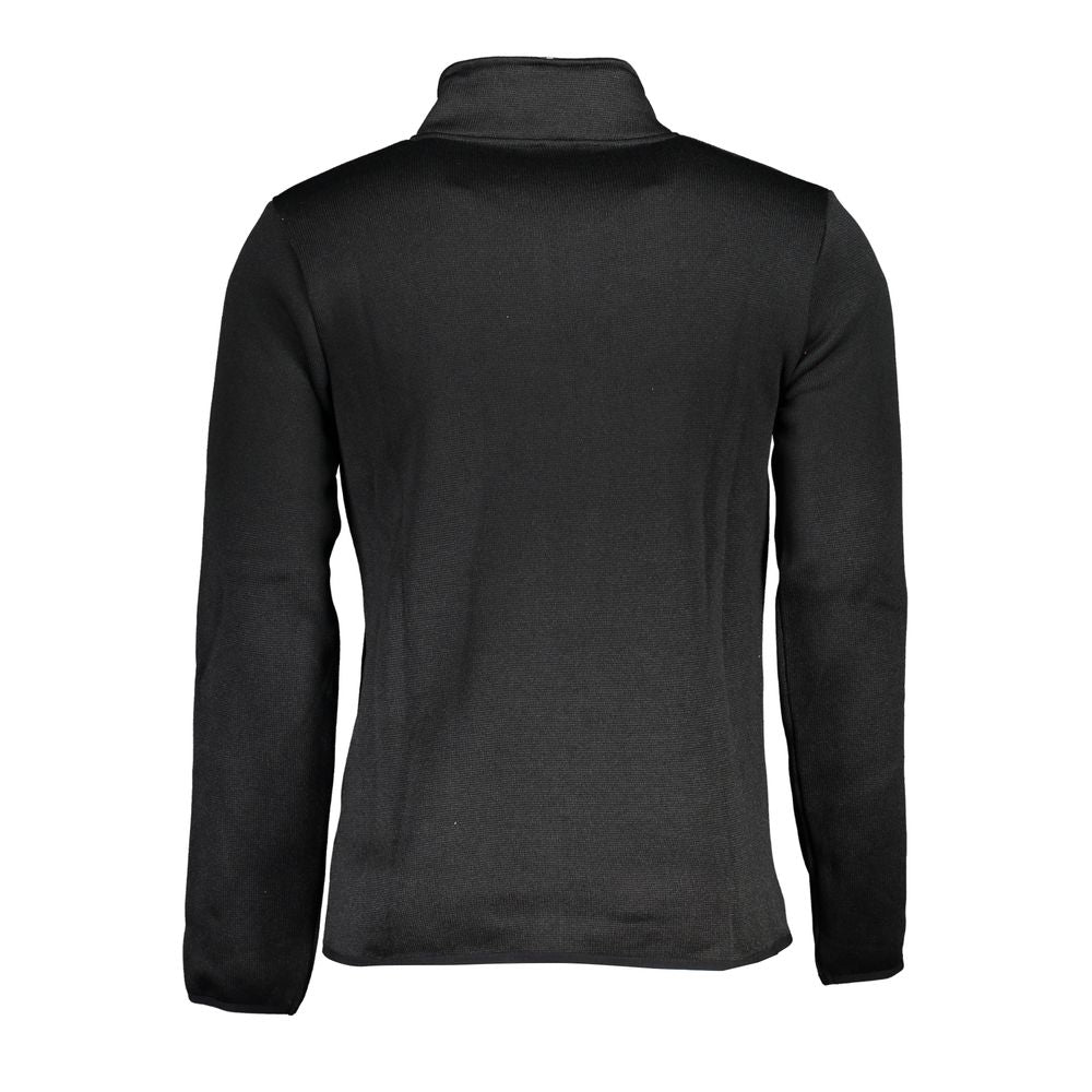 Black Polyester Sweatshirt