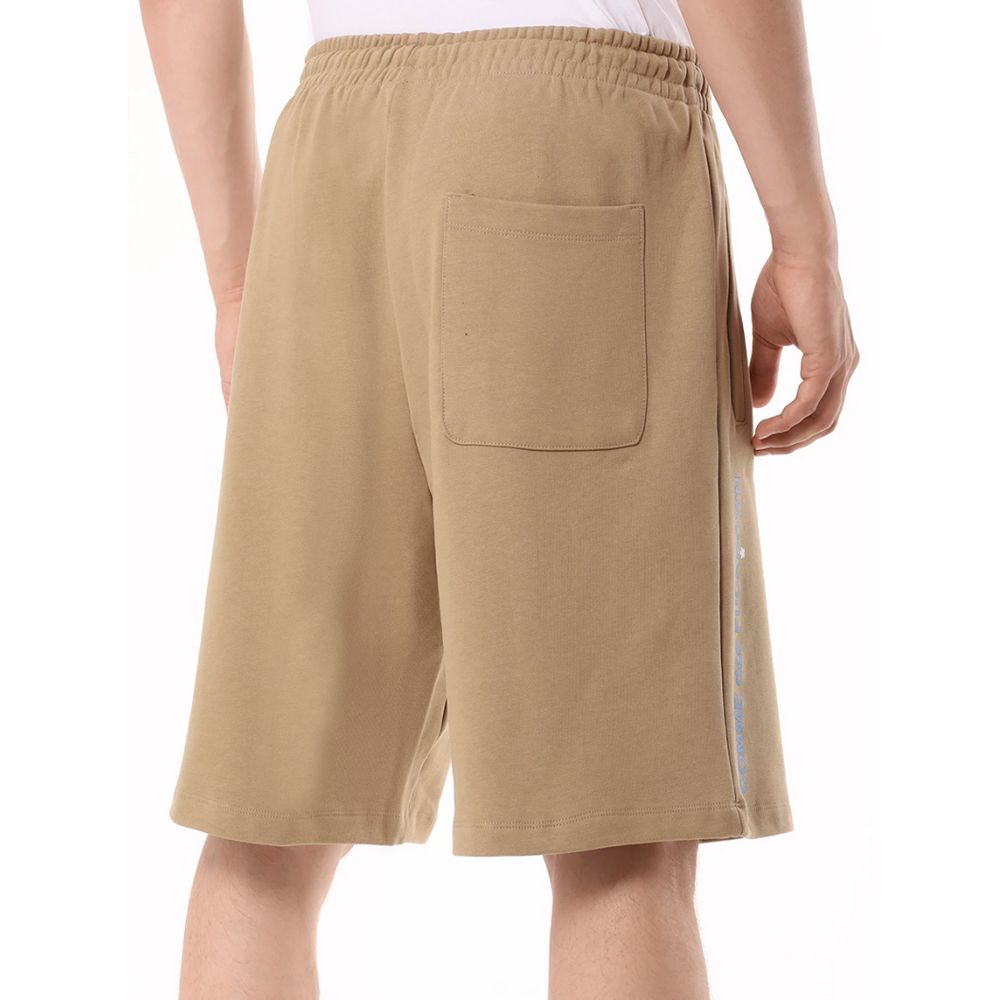 Brown Cotton Short
