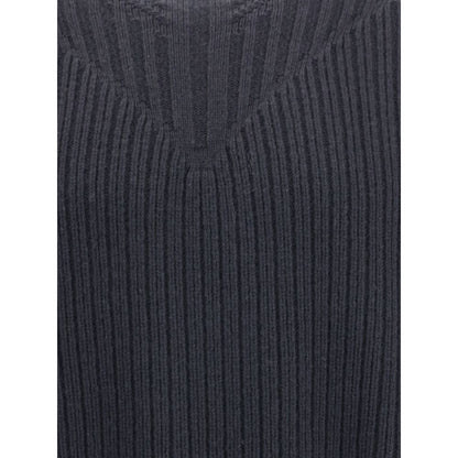 Black Fleece Wool Sweatshirt