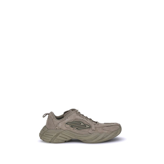 Beige Polyester Athletic Sneakers