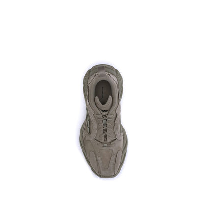 Beige Polyester Athletic Sneakers