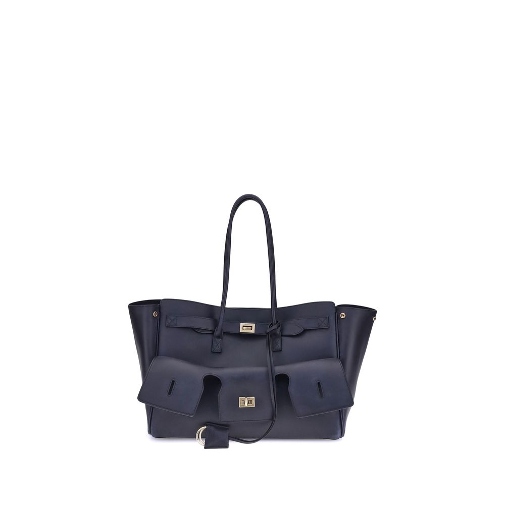 Blue Calf Leather Bos Taurus Shoulder Bag