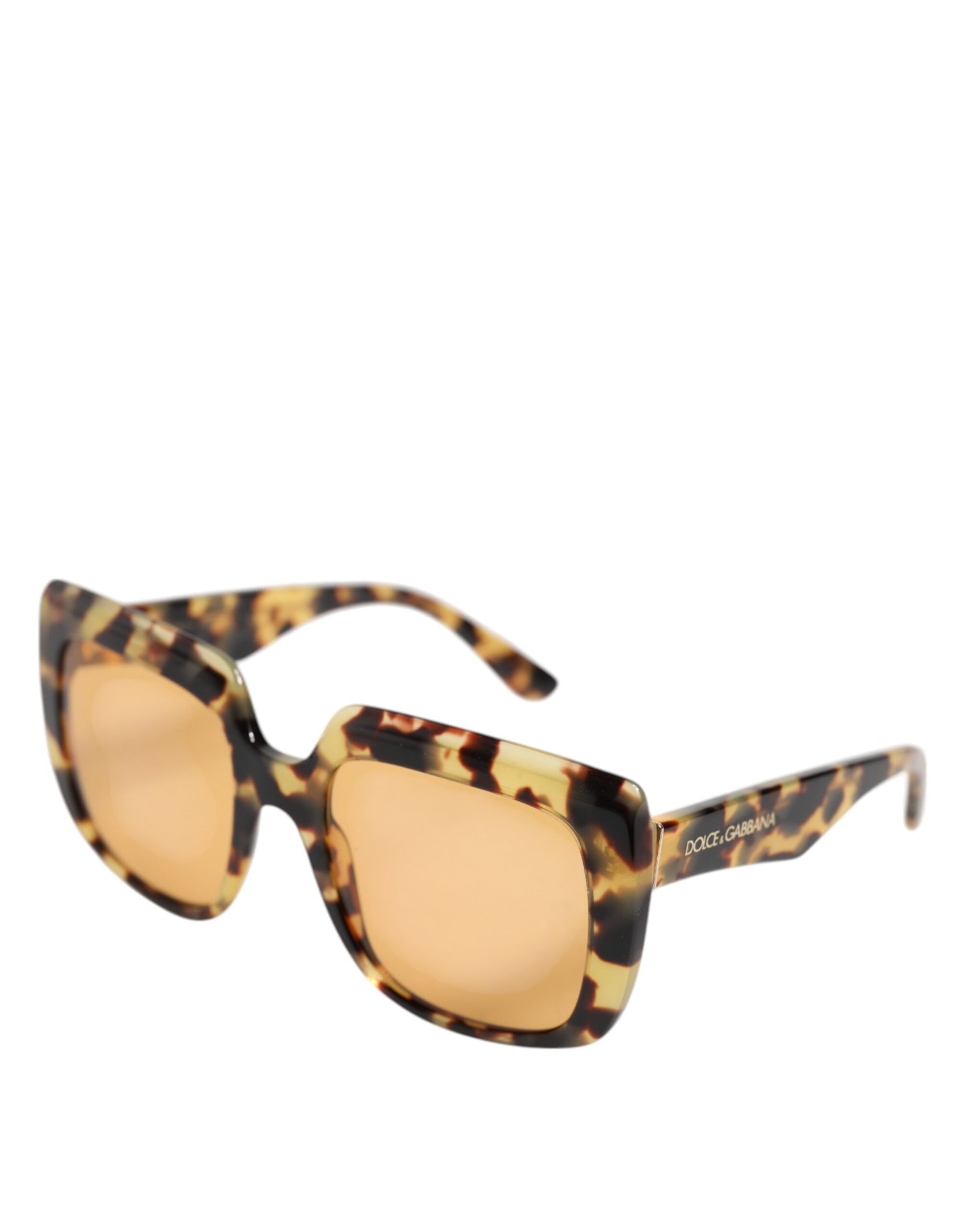 Black Yellow Havana Leopard Square Shades Sunglasses