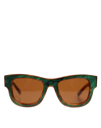 Green Brown Marbled Acetate DG4379-F Eyewear Sunglasses
