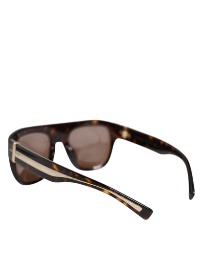 Dark Brown Havana DG4398F Square Frame Eyewear Sunglasses