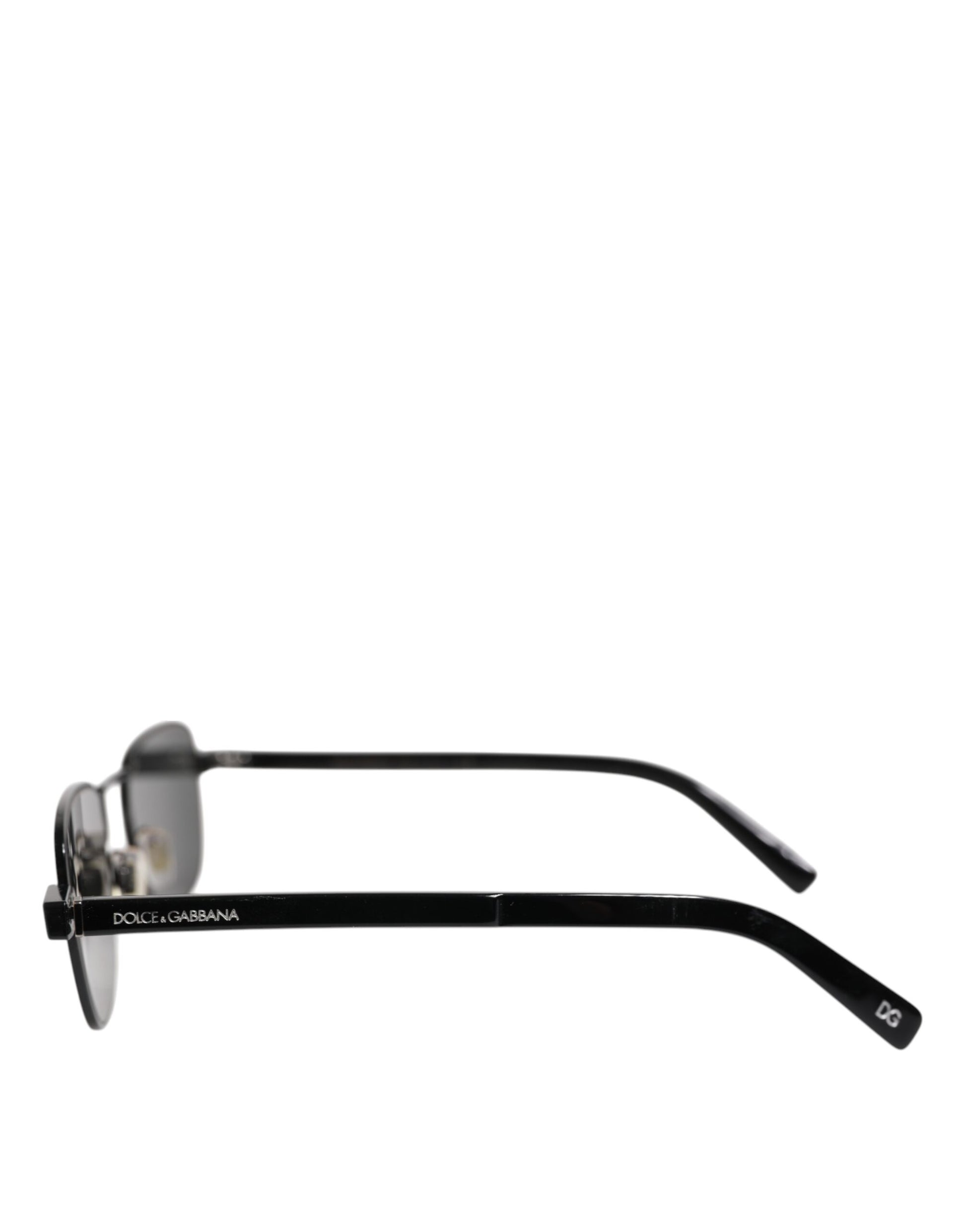 Black Metal Frame Square Lenses DG2222 Eyewear Sunglasses
