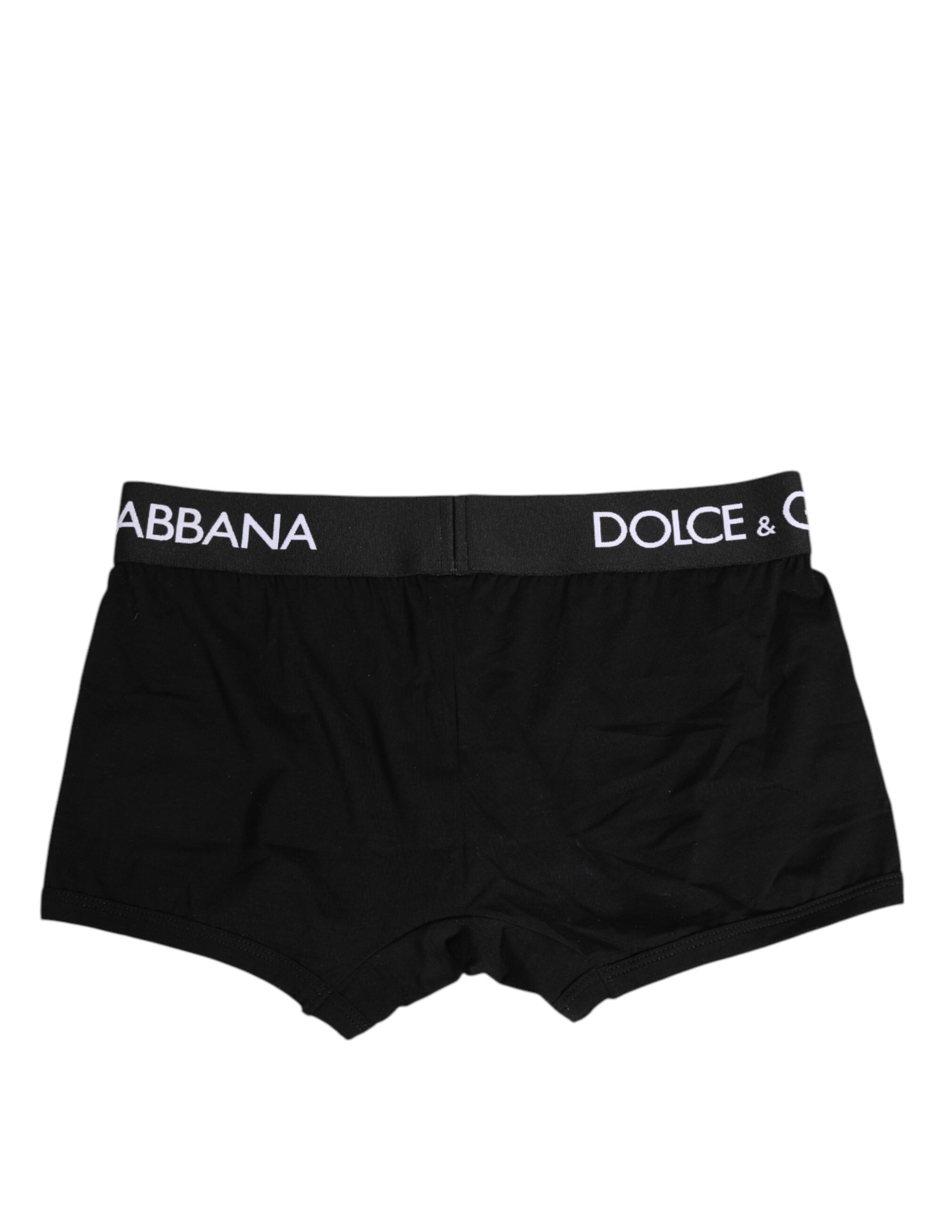 Black Cotton Stretch Regular Boxer Underwear