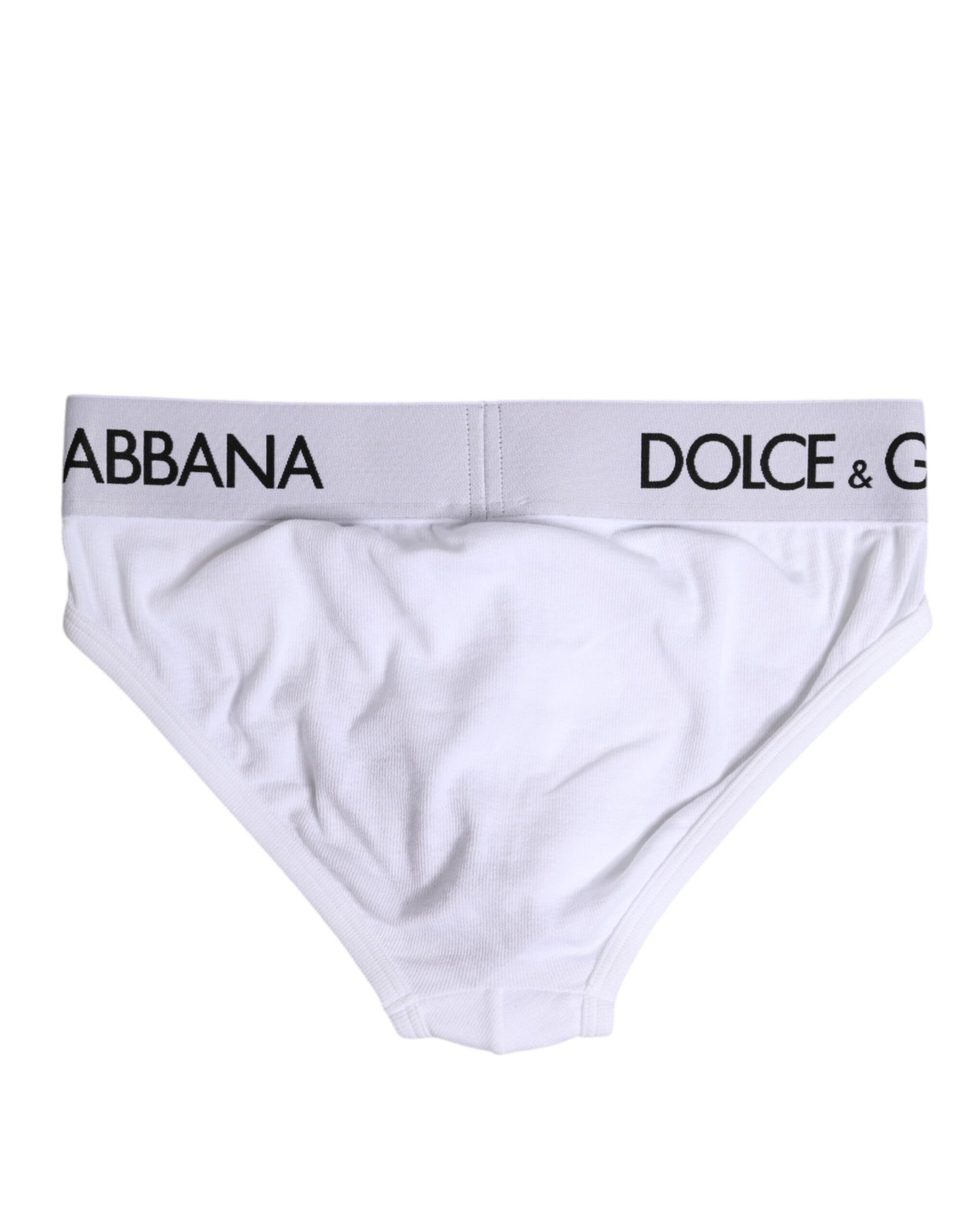 White Cotton Stretch Regular Brief Underwear