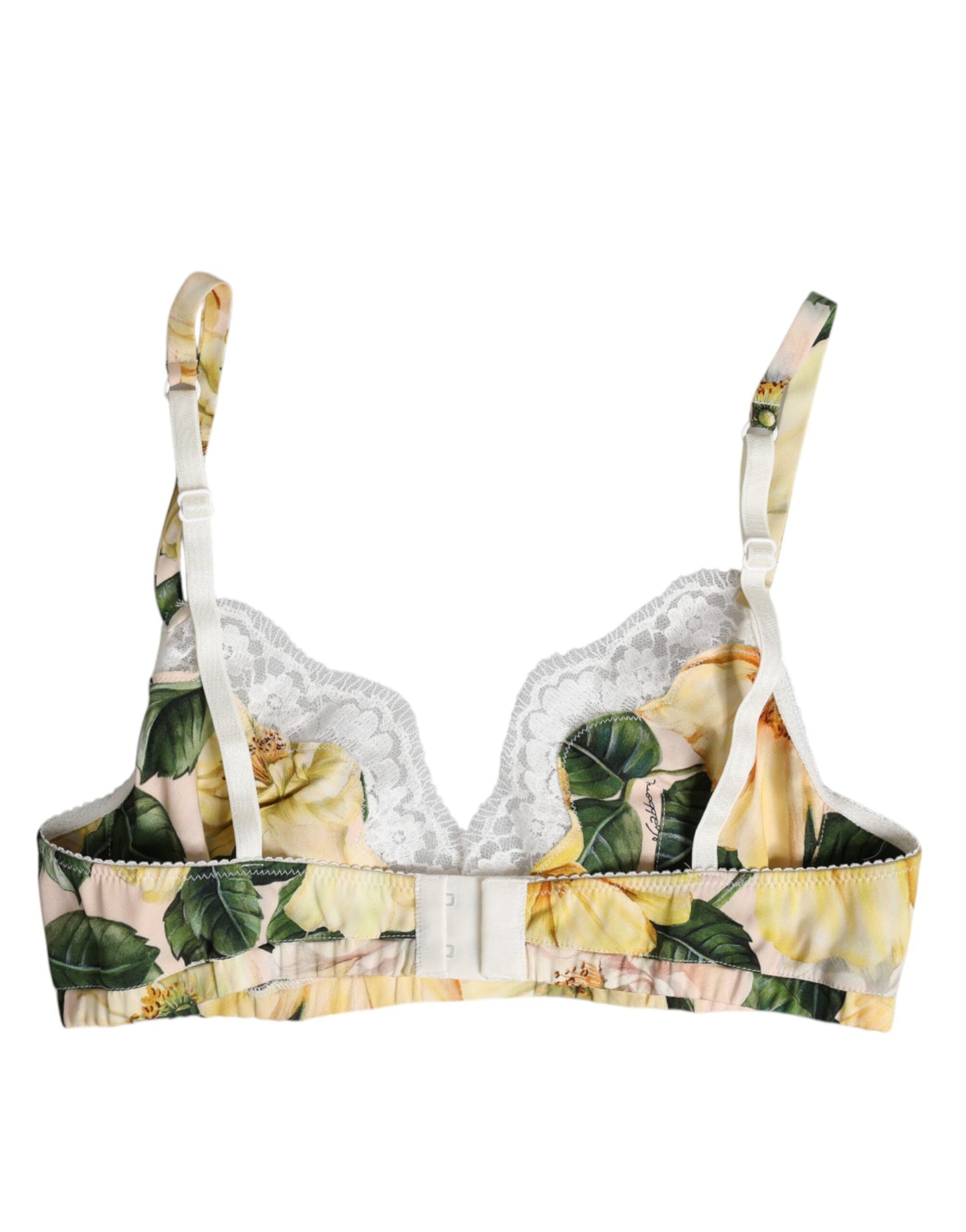 Multicolor Floral Print Non Wire Bra Underwear