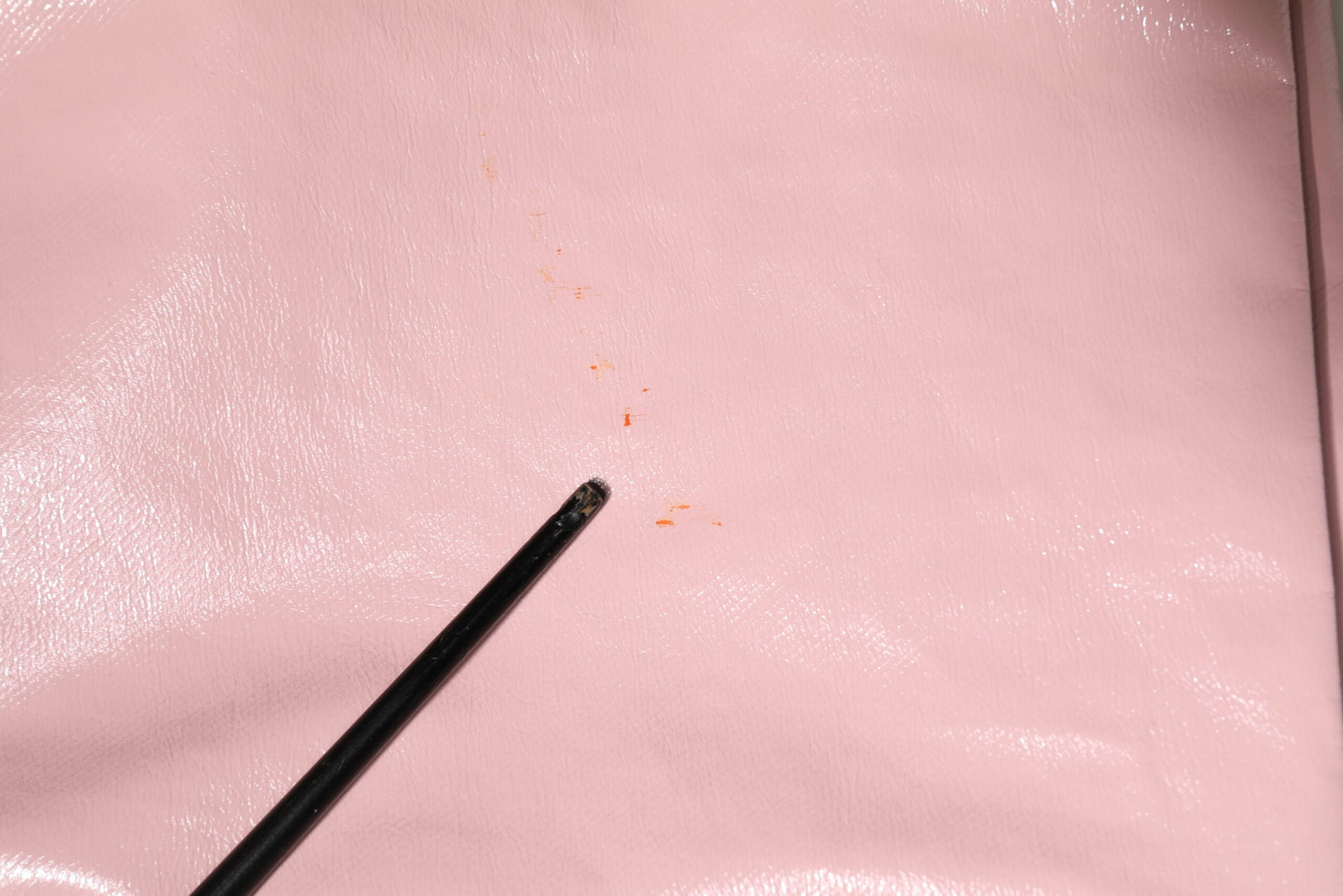 Glossy Pink Cotton Mid Waist Mini Skirt