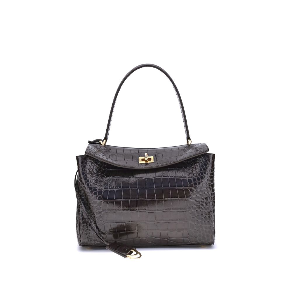 Black Calf Leather Bos Taurus Shoulder Bag