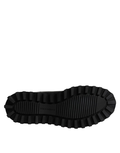 Black Belted DG Logo Men Chelsea Boots Shoes