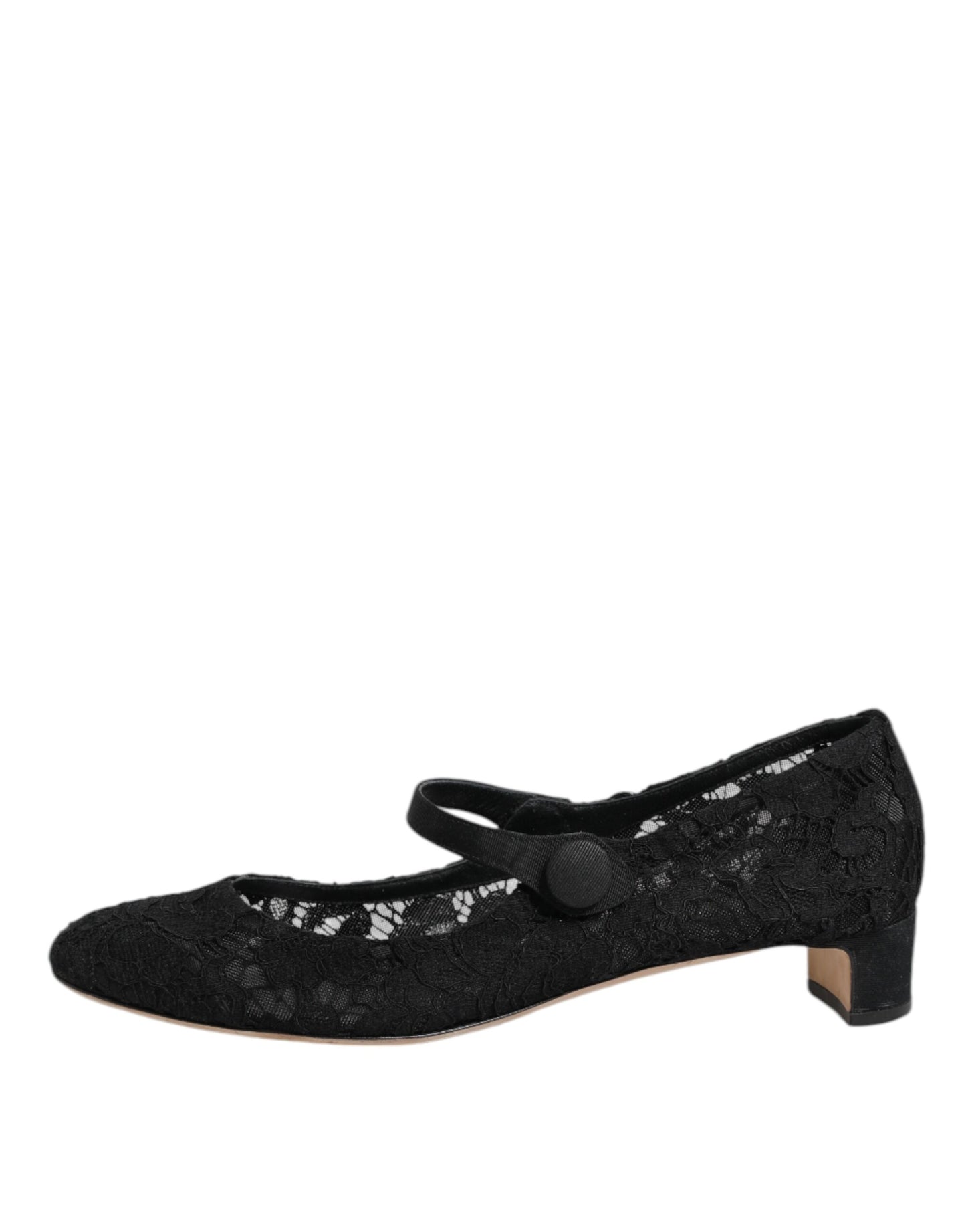 Black Vally Taormina Floral Lace Pumps Shoes