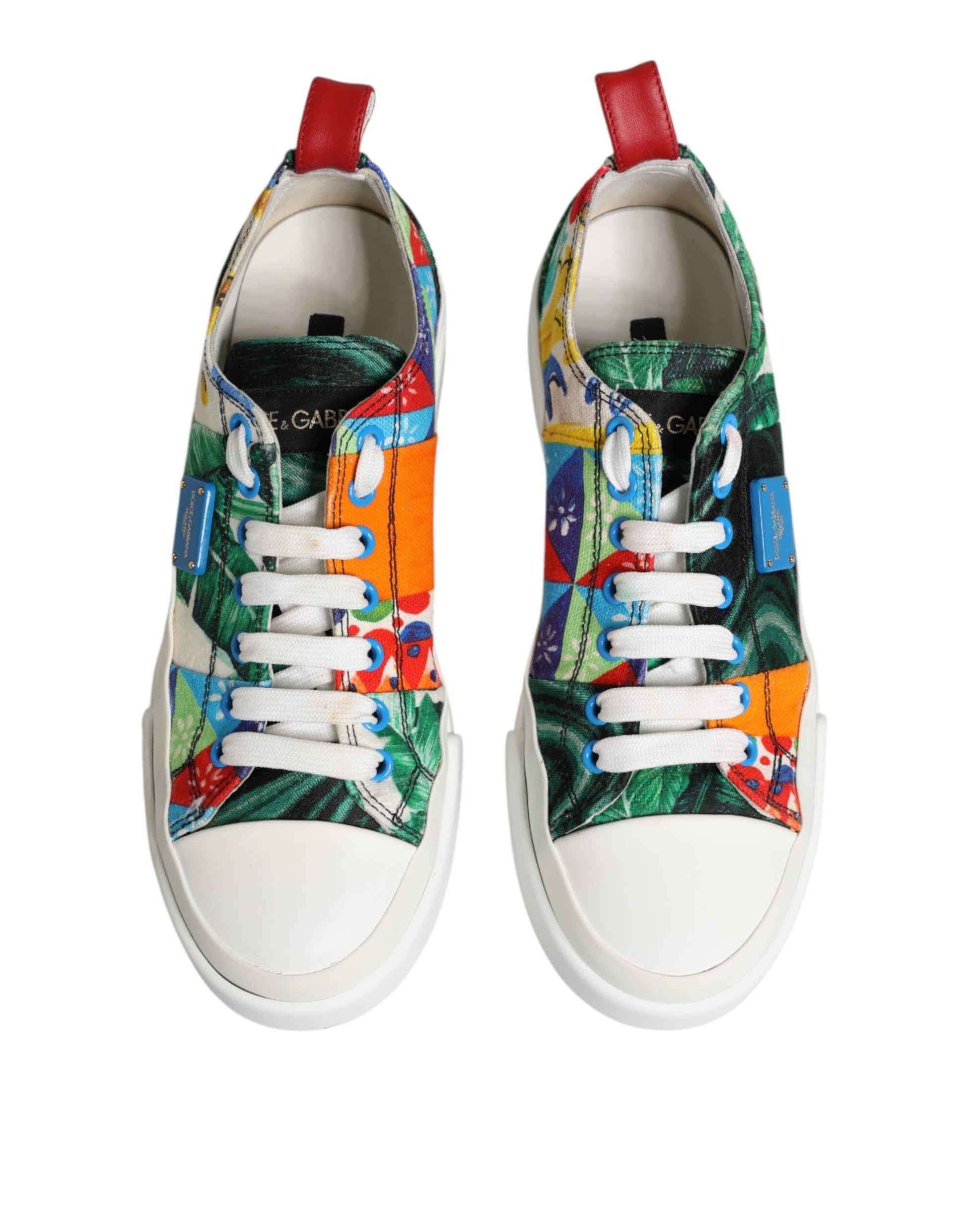 Multicolor Patchwork Low Top Sneakers Shoes