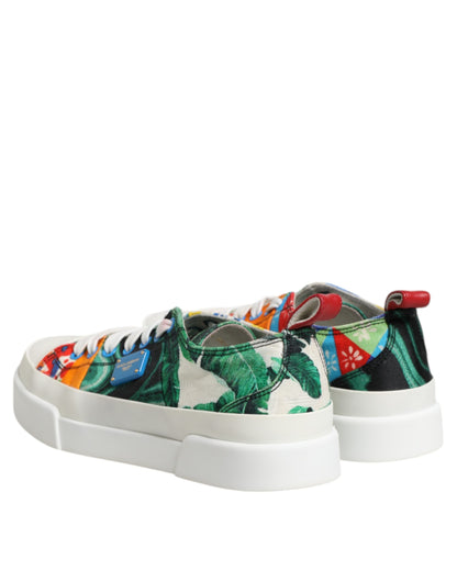 Multicolor Patchwork Low Top Sneakers Shoes