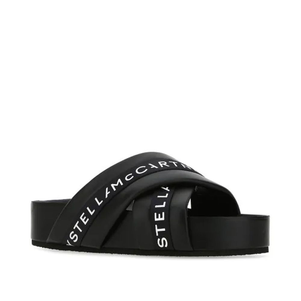 Black Polyethylene Slippers