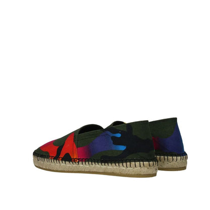 Green Canvas Espadrilles