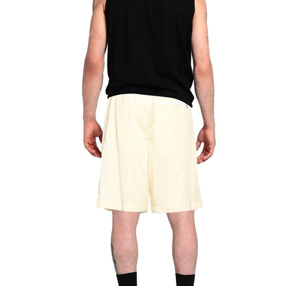 Yellow Polyamide Shorts