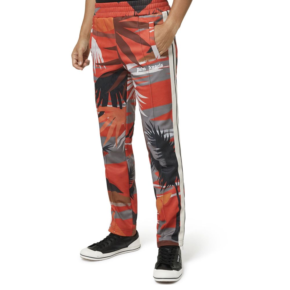 Red Polyester Joggers (Workout Pants)
