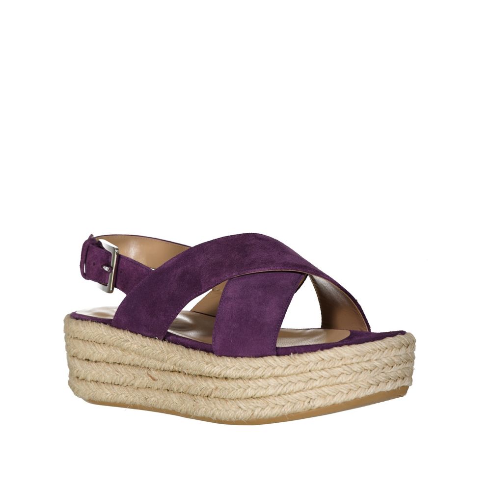 Purple Calfskin Espadrilles
